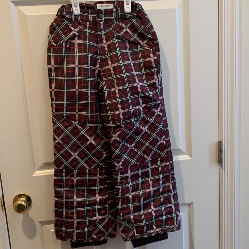 EUC Girls snow pants SZ-7/8